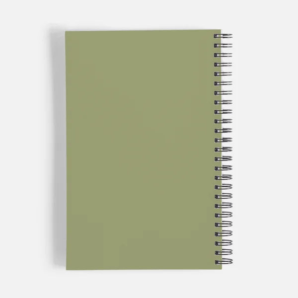 Green Spiral-Bound Notebook