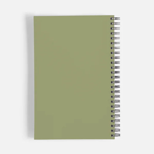 Green Spiral-Bound Notebook