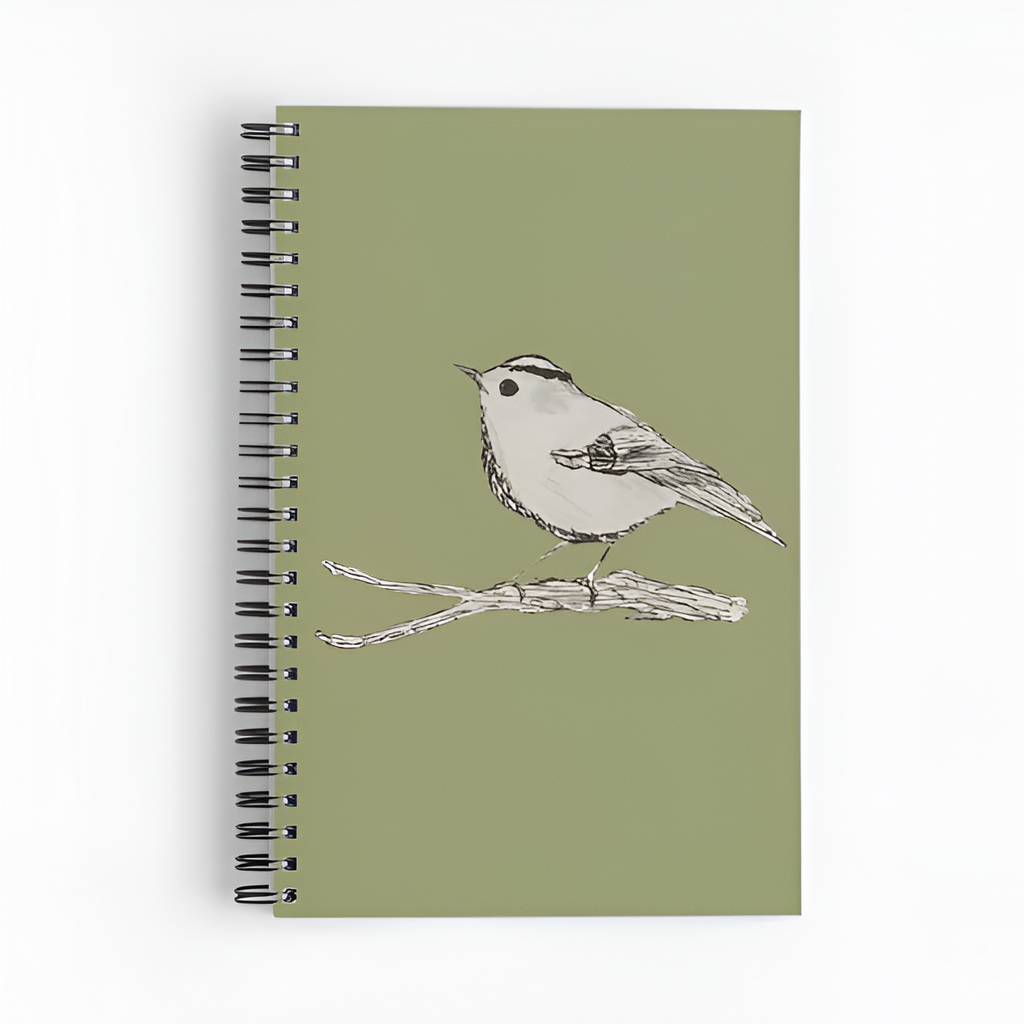 Green Spiral-Bound Notebook