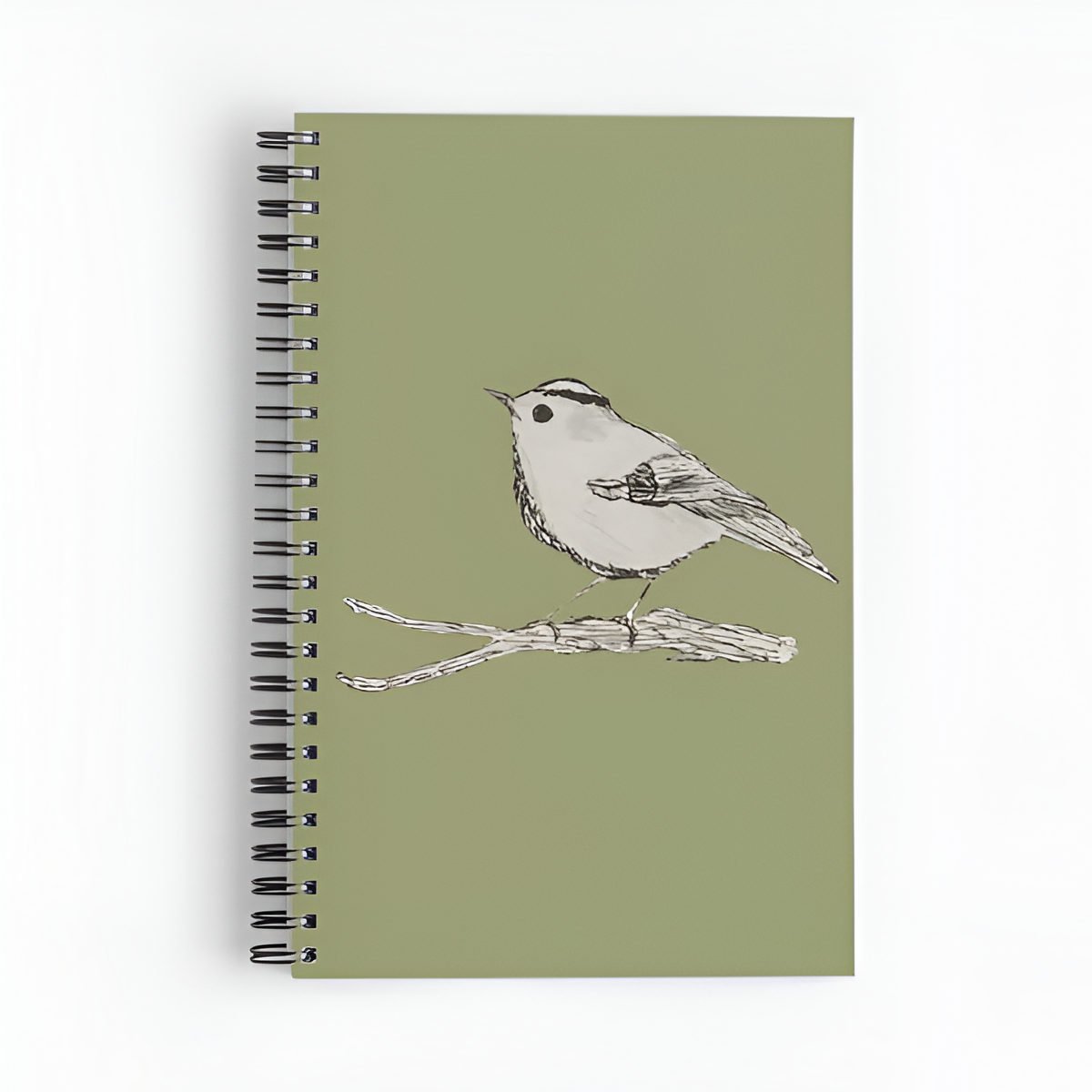 Green Spiral-Bound Notebook